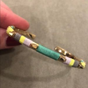 Stella & Dot color-block gold cuff bracelet